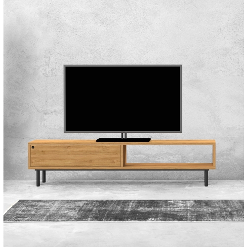 Szafka RTV-82 Drewno Lite Dąb Loft Lakier Rozmiary od 100 cm do 200 cm PREMIUM